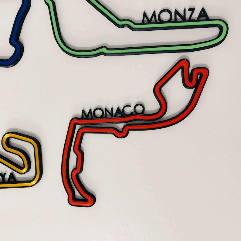 Formula 1, F1 Circuit, Race Track, 3D Wall Art