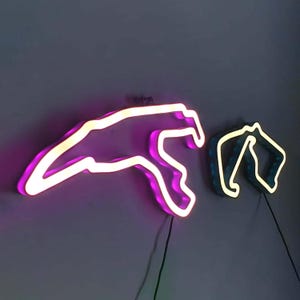 F1 LED Race Track Wall Art: Motorsport Decor, 3D Circuit