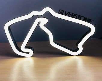 LED F1 Race Track: Grand Prix Circuit, Motorsport Gift, 3D Track