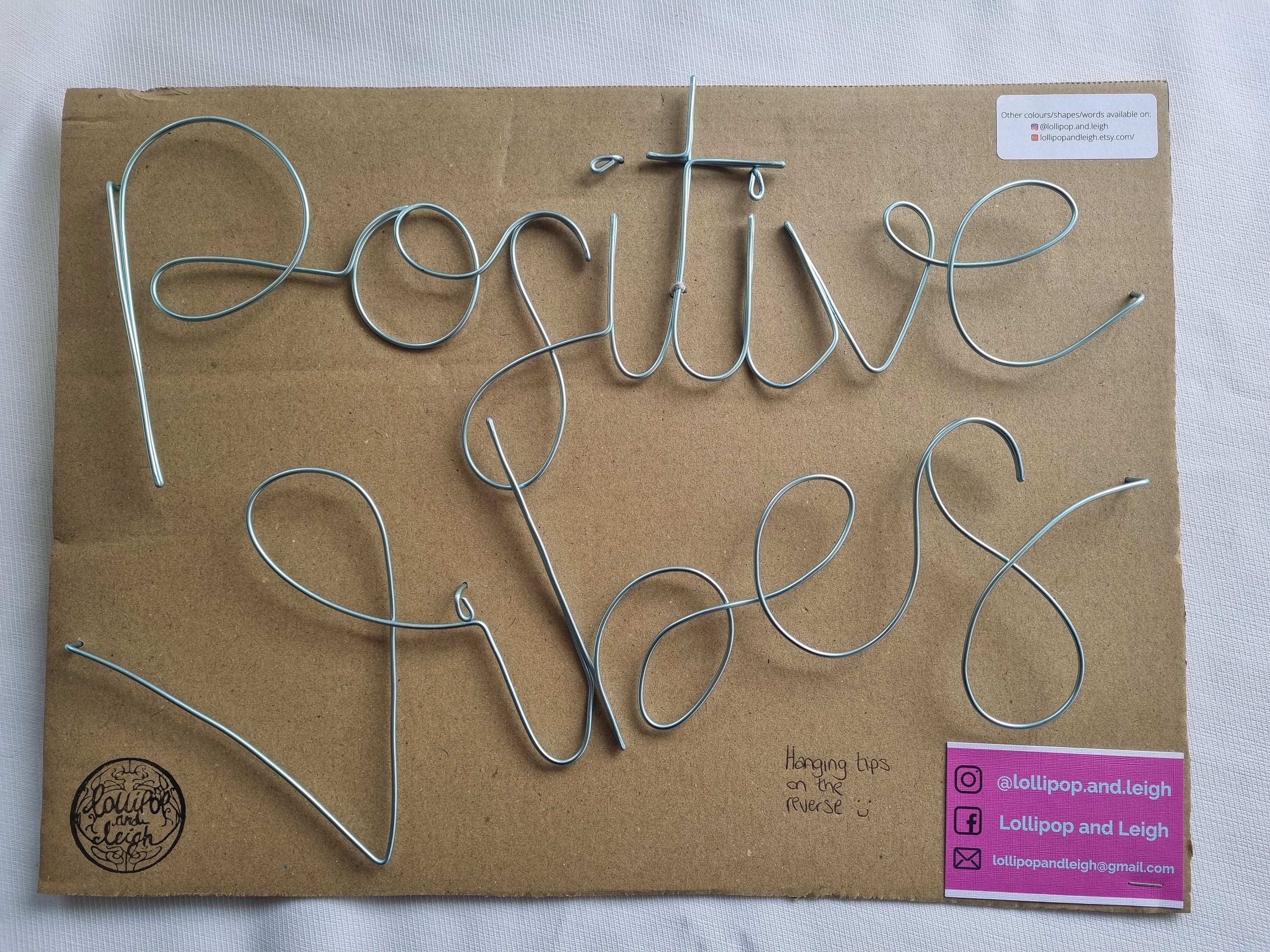 Wire Words Wire Writing Home Decor Wire Quotes Wire Etsy UK