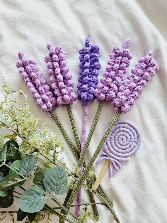トップス RUMCHE Flower Bond Yarn Harness / silver Knitted Flower L Knitted Lavender L Forever Flower L Wire Flower L