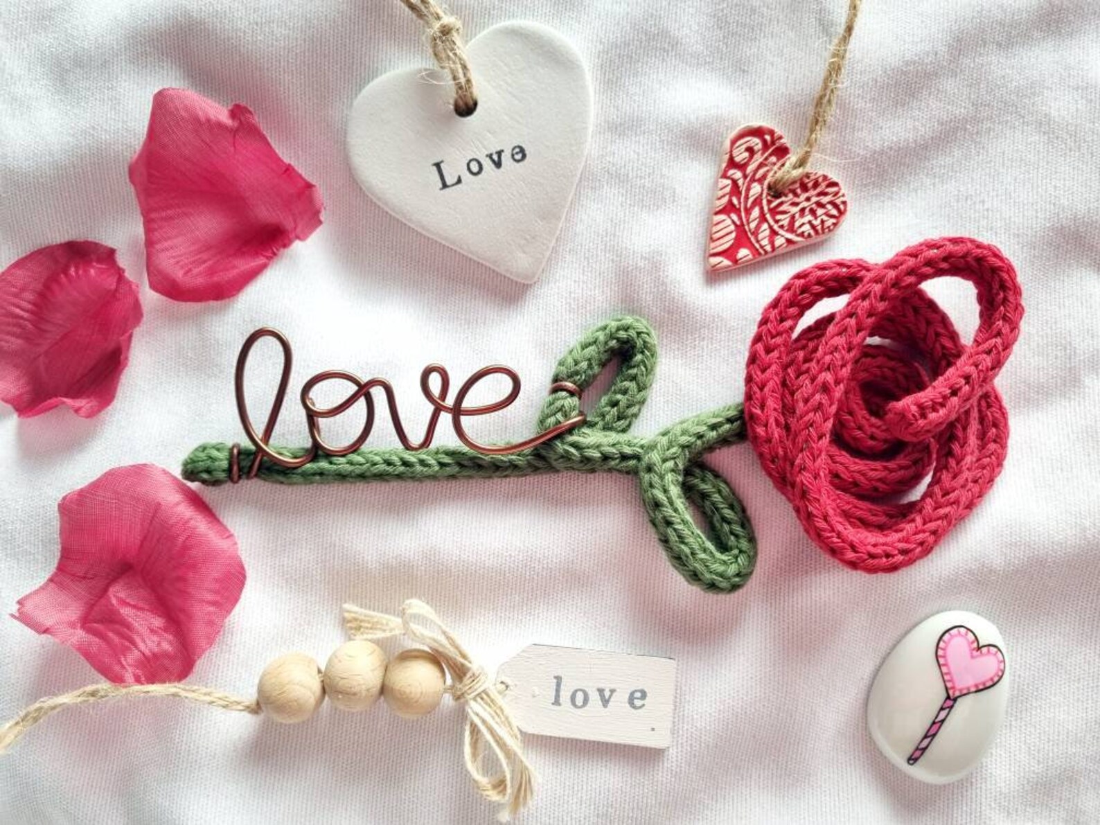 Boho Love smile knit - Rose
