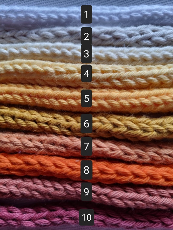 Knitted Icord by the Metre l Tricotin l Knitted Icord l String Rope l Knitted Tube l French Knitting l Tricotin Tube