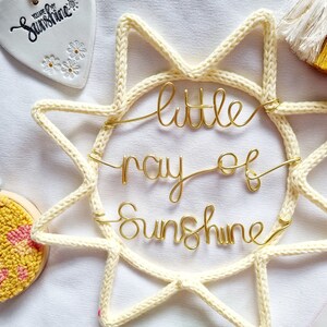 You are my sunshine l Wall Hanging l Nursery Decor l Children's Room Decor l Nursery Sign l Sunshine l Sun l Hello Sunshine image 3