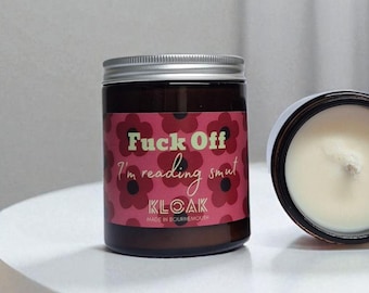 Funny Smut Reader Candle | Book Lover Gift, Rude Candle