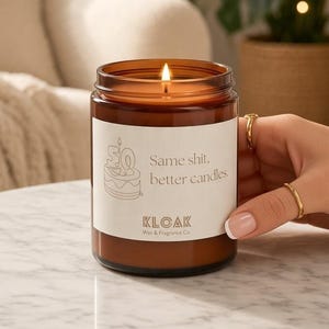 Funny 50th Birthday Candle, Rude 50th Birthday Gift for Her, Same Shit Better Candles, Gift for Mum Sister Friend