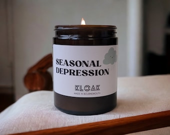 Seasonal Depression Soy Candle | Funny Self-Care Gift