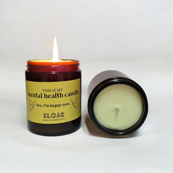 This is My Mental Health Candle | Hand Poured Soy Wax Funny Candles