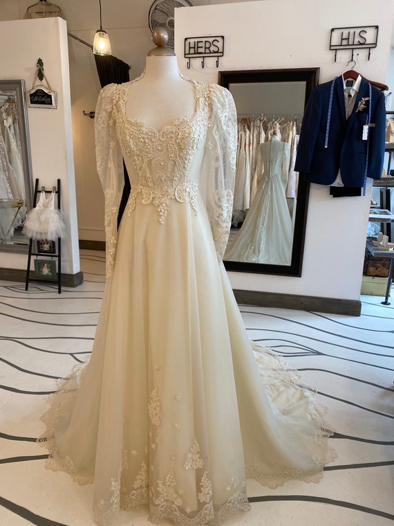 Eve of Milady Vintage Long Sleeve Gown 