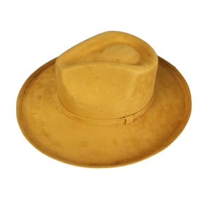 Fedora hat with wide brim, boho hat, women&#39;s hat, men&#39;s hat