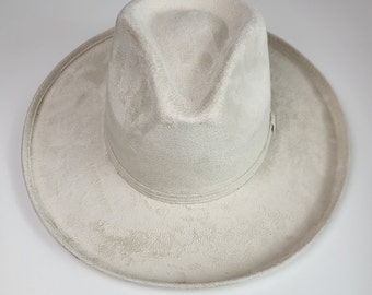 Fedora Hut mit breiter Krempe, Boho Hut, Damen Hut, Herren Hut