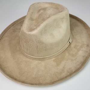 Fedora hat with curved brim, boho hat curved brim, women&#39;s hat, men&#39;s hat