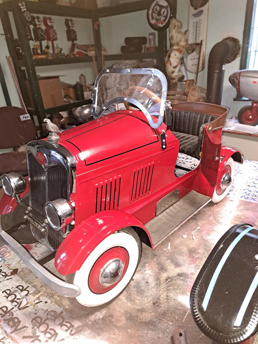 1950 Leeway Full Size Pedal Car Restored England Etsy