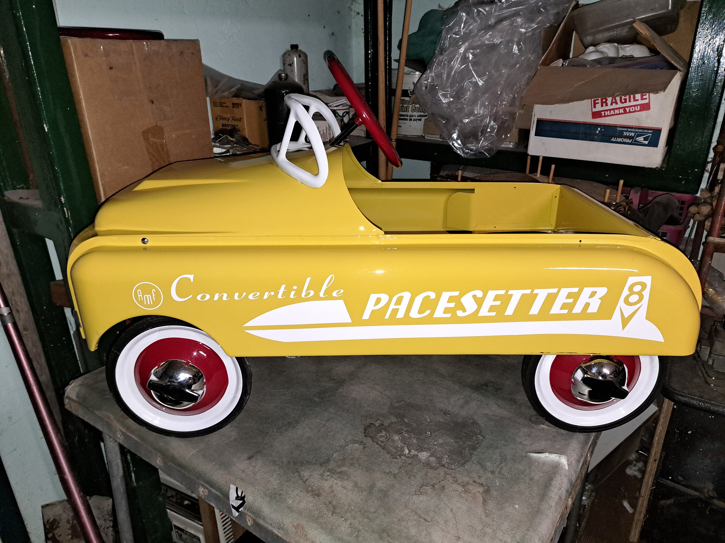 BMC AMF Pacesetter Convertible Full Size Pedal Car 1960 Full Pro Restoration Etsy Israel
