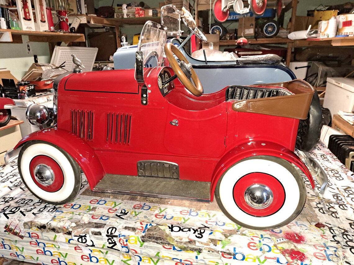 1950 Leeway Full Size Pedal Car Restored England Etsy