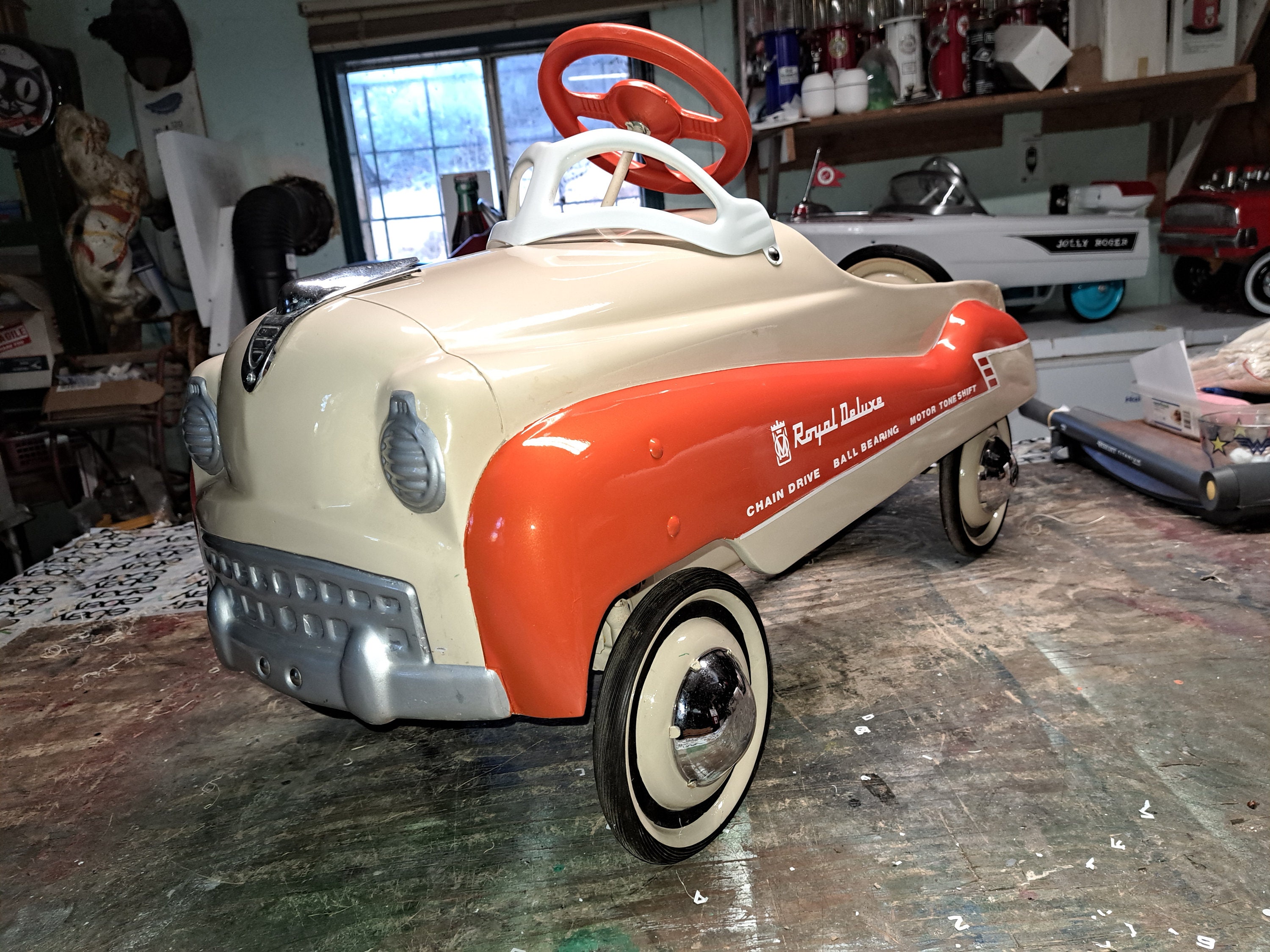 Murray Royal Deluxe Full Size Pedal Car. Chain Drive. 1960's. Older
