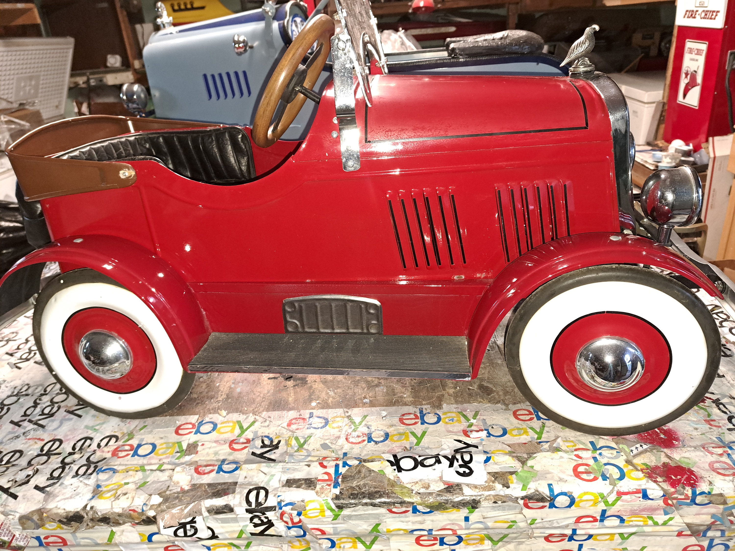 1950 Leeway Full Size Pedal Car Restored England Etsy