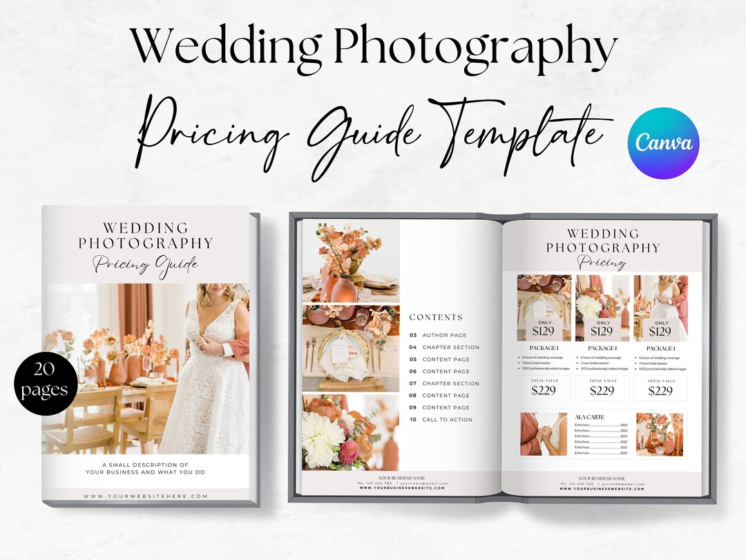 Photography Rates Per Hour Brochure.pdf Wedding Photography Pricing Guide Template, Photography Brochure ...