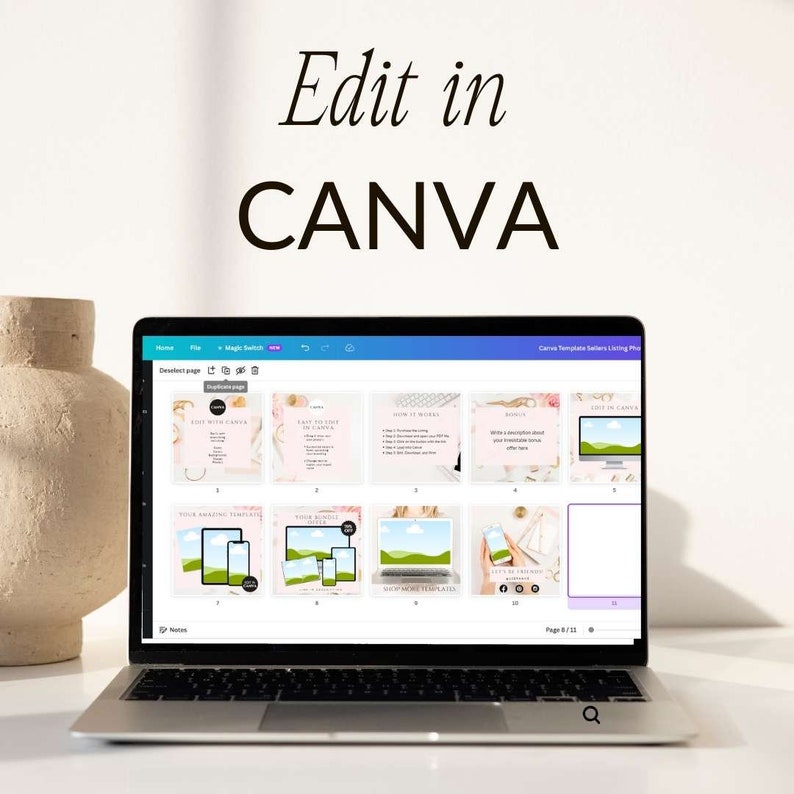Etsy Listing Images for Canva Template Sellers, Etsy Listing Image ...