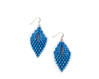 ブルースーパーデュオイヤリング