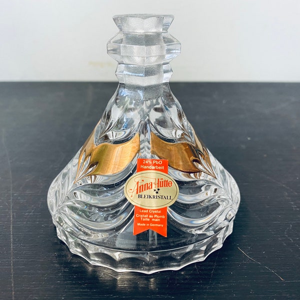 German Lead Crystal Lamp Etsy