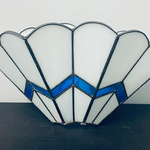 Mission Style Stained Glass Lampshade Etsy