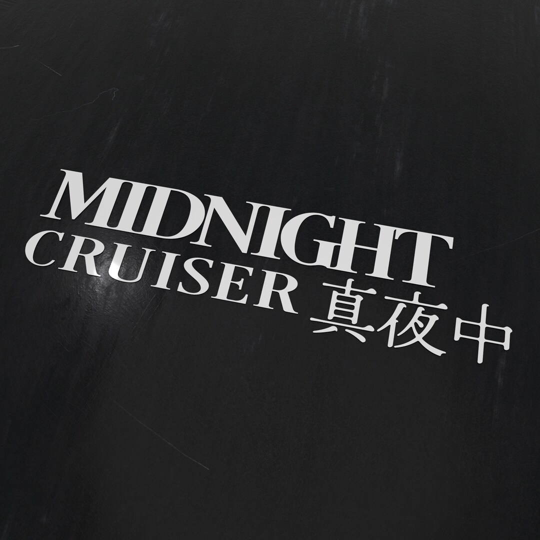 Midnight Cruiser Jdm Cars Stickers Jdm Car Accessories Jdm Etsy Australia