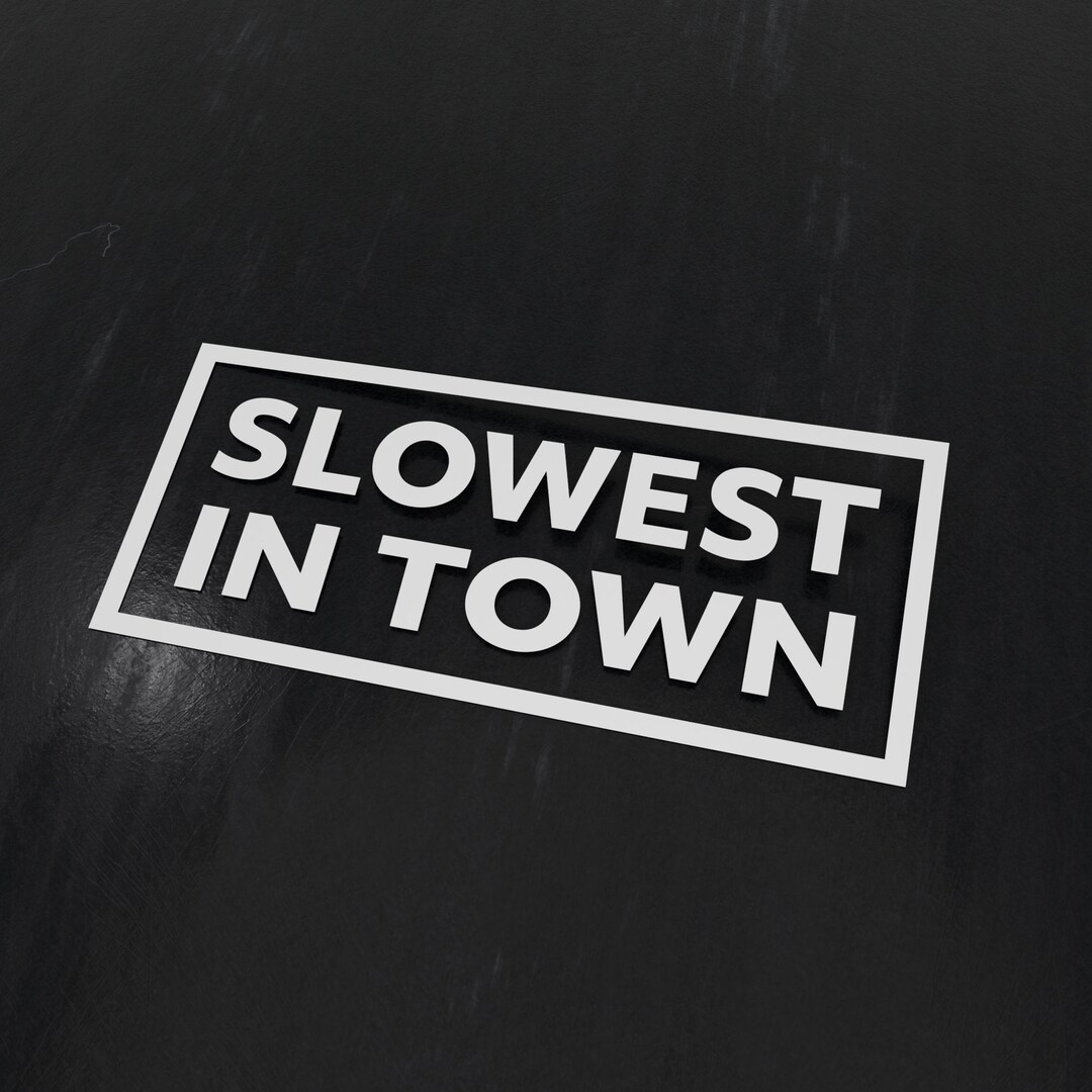 Slowest in town jdm cars stickers jdm car accessories jdm Etsy.de