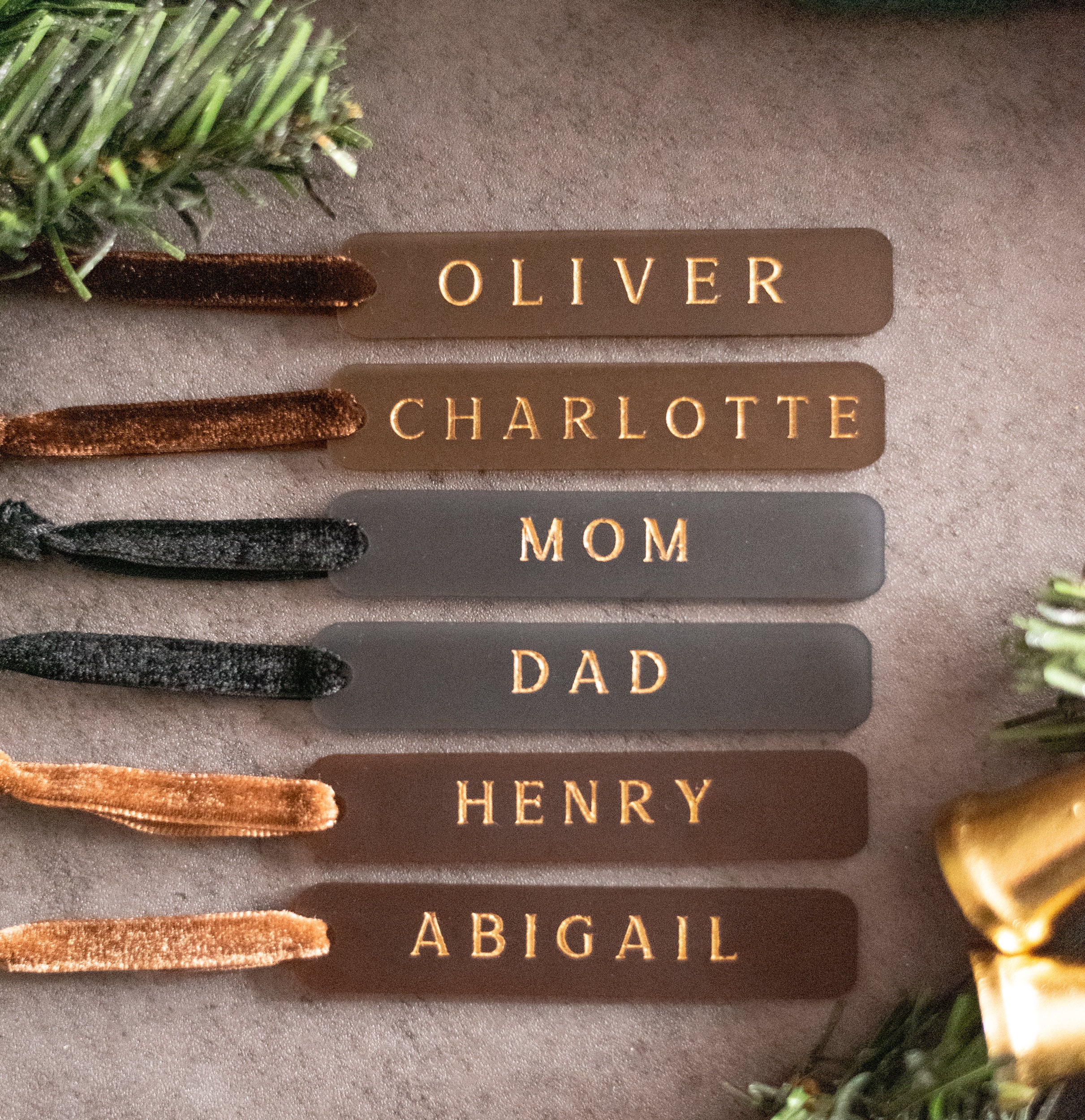 Christmas Stocking Tag, Custom Stocking Tag, Personalized Stocking Tags, Neutral Stocking Tag, Minimalist Stocking Tag,  Modern Stocking Tag