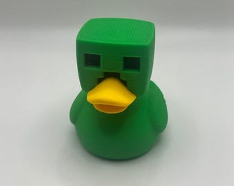 Green Pixelated Explosive Duck