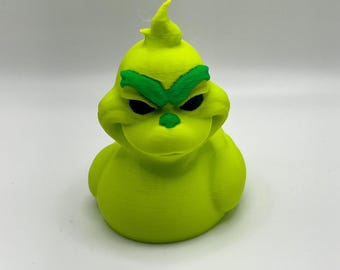 Green Furry Monster Duck