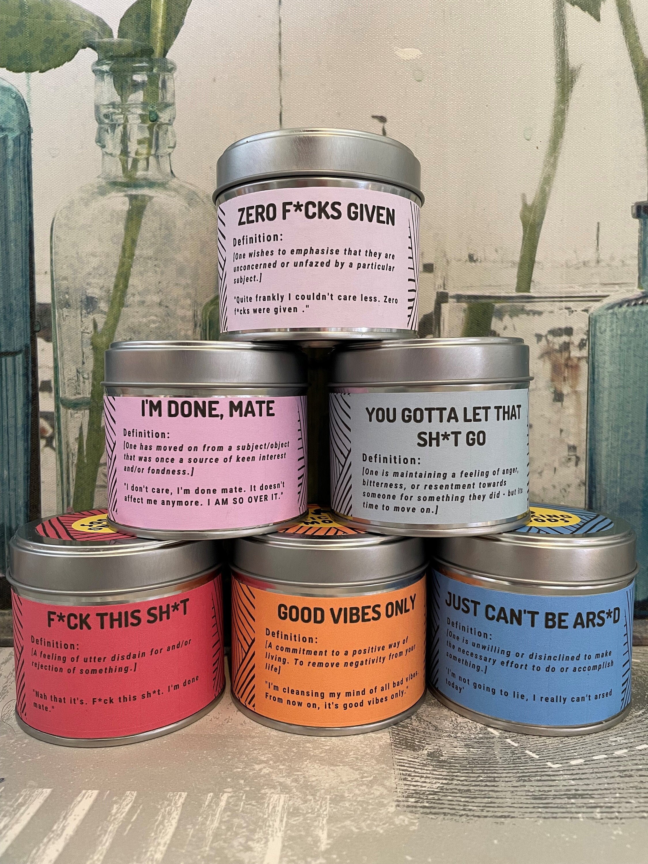 Funny Candles Mood Candles Soy Scented Candles Novelty Etsy