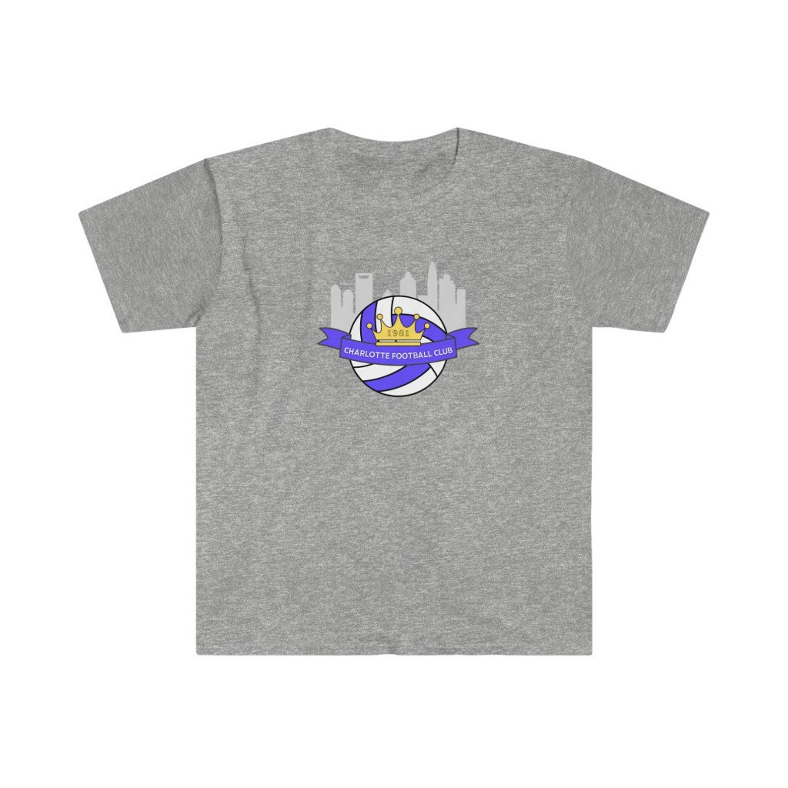 Charlotte Football Club Unisex Softstyle TShirt Etsy