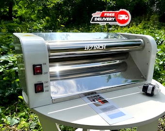 Electric dough sheeter machine 19.7" 220v/110v stainless steel roller for home & bakery, kitchen gadgets