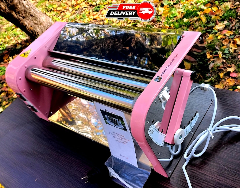 Electric dough sheeter machine with 19.7 inches rollers, tortilla-pasta maker, kitchen appliances-gadgets, baking clipart, croissant. image 1