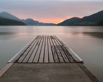 The Lake Framed Print