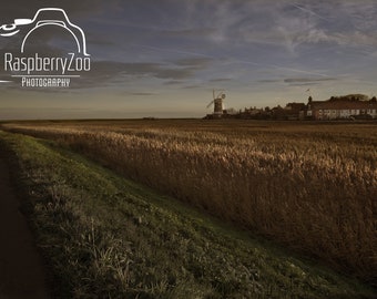 Cley Across The Reeds- Norfolk- Framed Print (Set of 3 but sold individually)