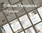 Ebook-Vorlage Canva, Coaching-workbooktemplate, lead magnet-template, Kursersteller-Vorlage, Coaching-workpages, Ebook PDF Template