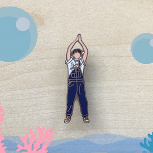 Super Tuna Jin BTS Enamel Pin