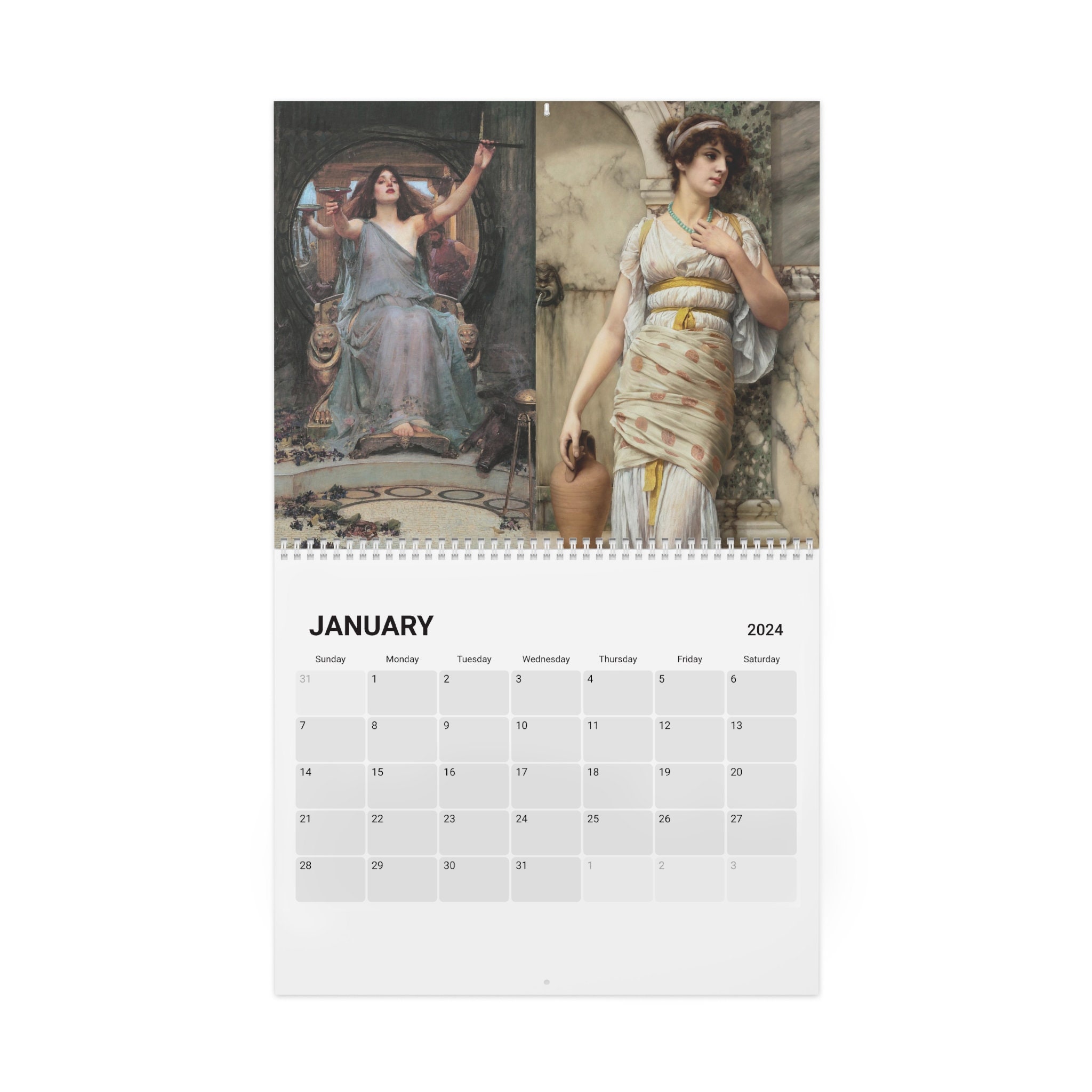 Ancient Greece Calendar 2024, Vintage Calendar 2024 sold by Gabriel