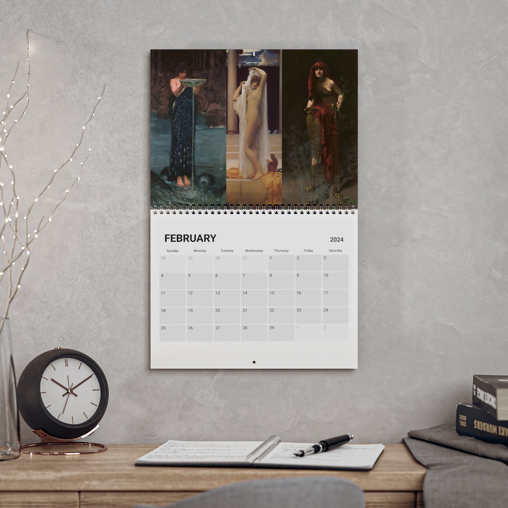 Ancient Greece Calendar 2024, Vintage Calendar 2024 sold by Gabriel