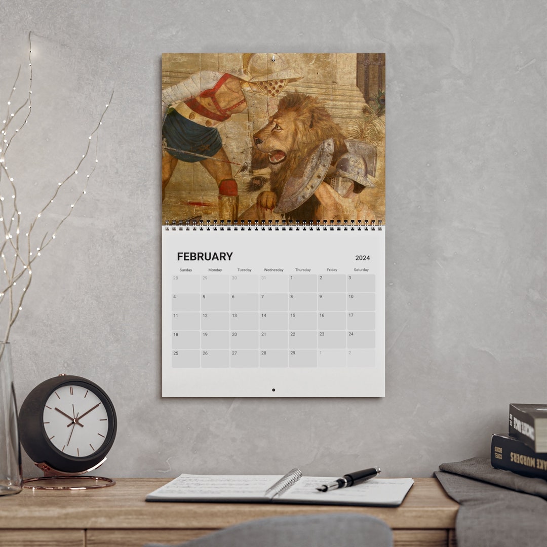 Ancient Rome Calendar 2024 History/vintage/art/painting/caesar/legend Ancient Rome Calendar 2024 History/vintage/art/painting/caesar/legend