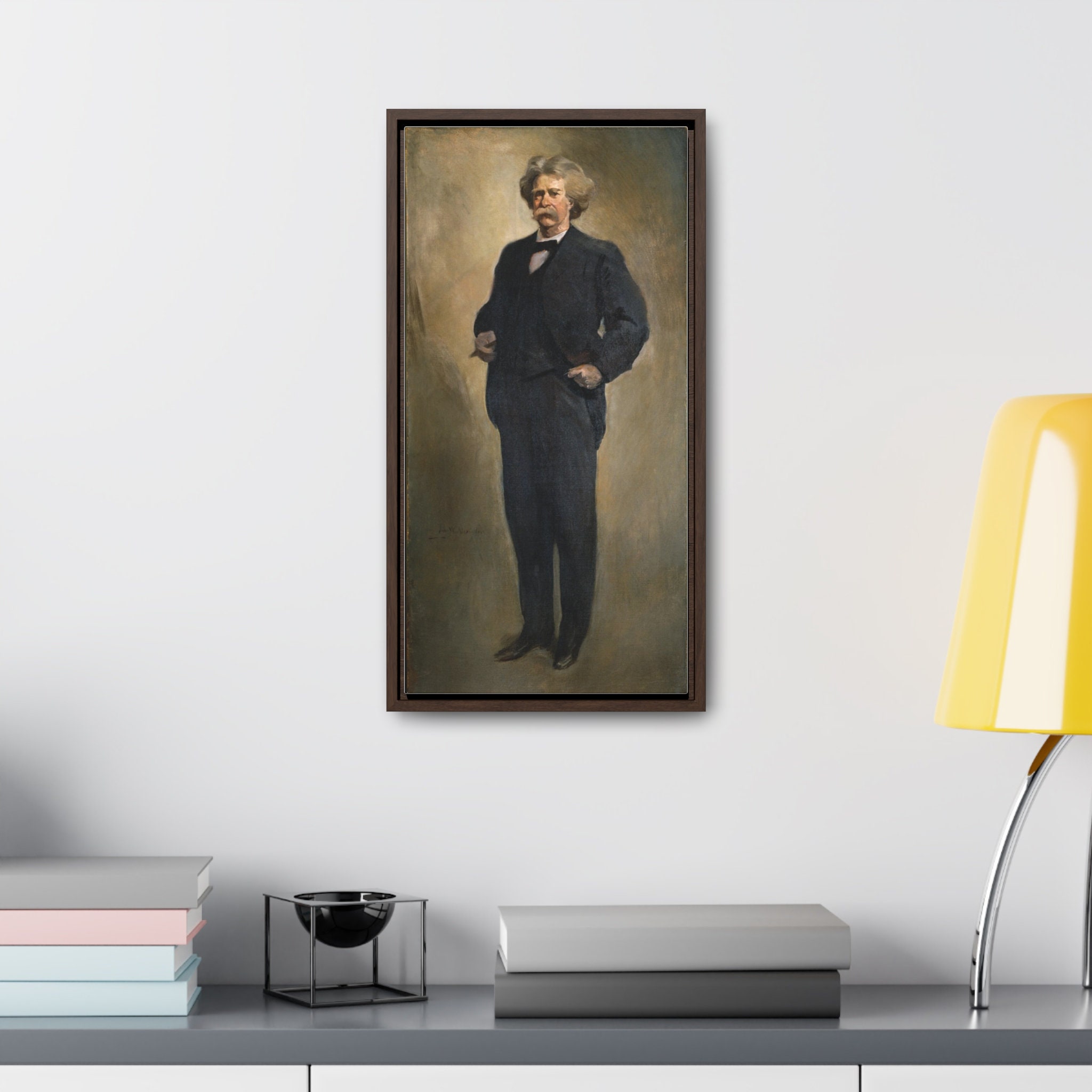 Mark Twain Full-length Portrait Gallery Canvas Wraps Literary/writer ...