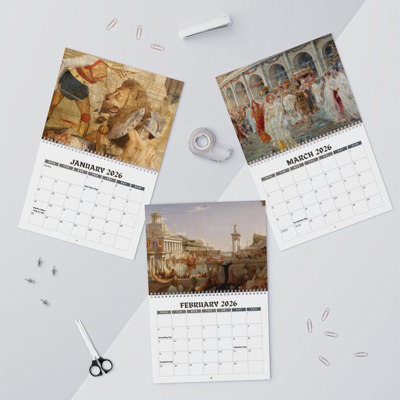 Ancient Rome 2026 Monthly Wall Calendar - History, Gift, Ancient ...