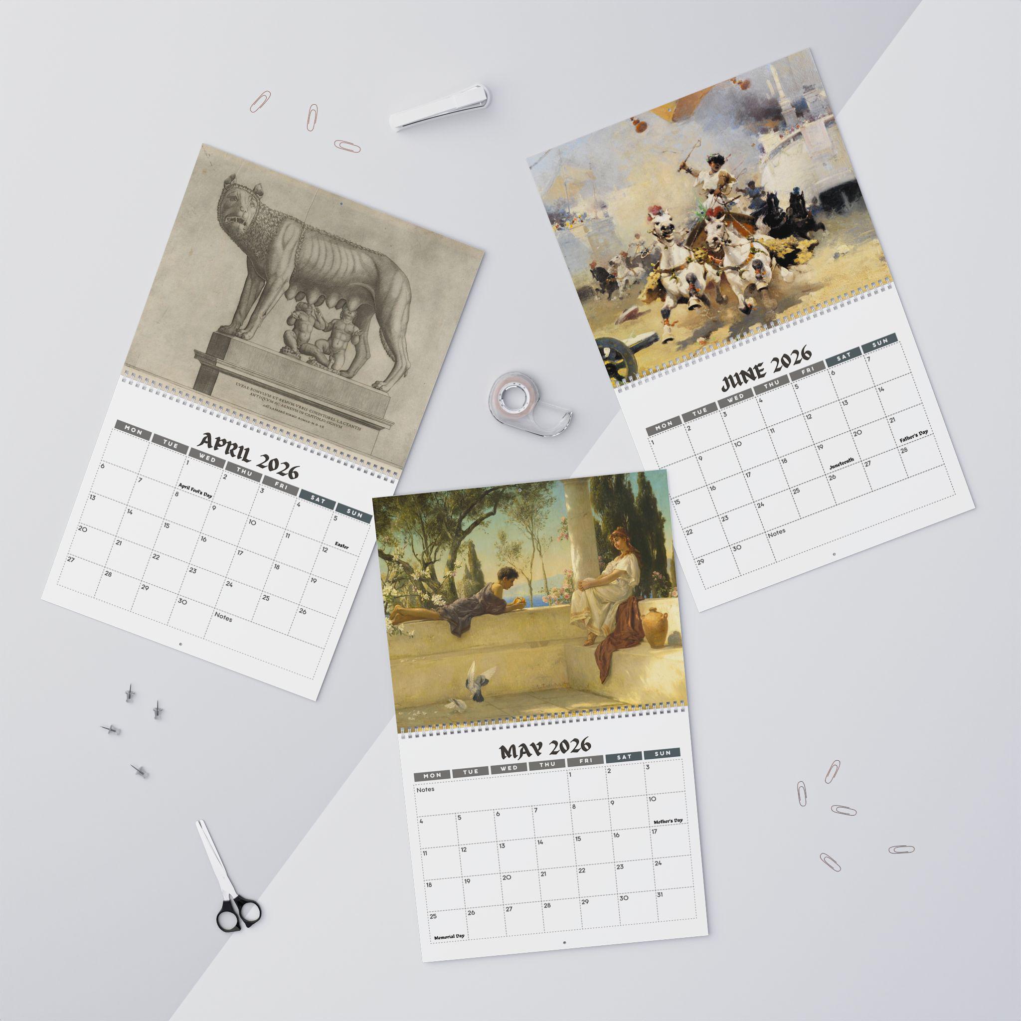 Ancient Rome 2026 Monthly Wall Calendar - History, Gift, Ancient ...