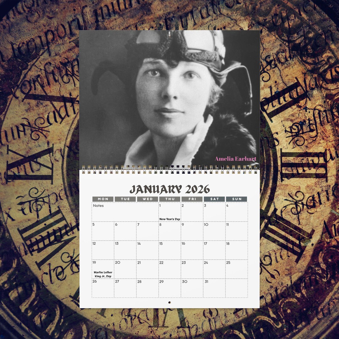 Great Women of History 2026 Monthly Wall Calendar - Vintage