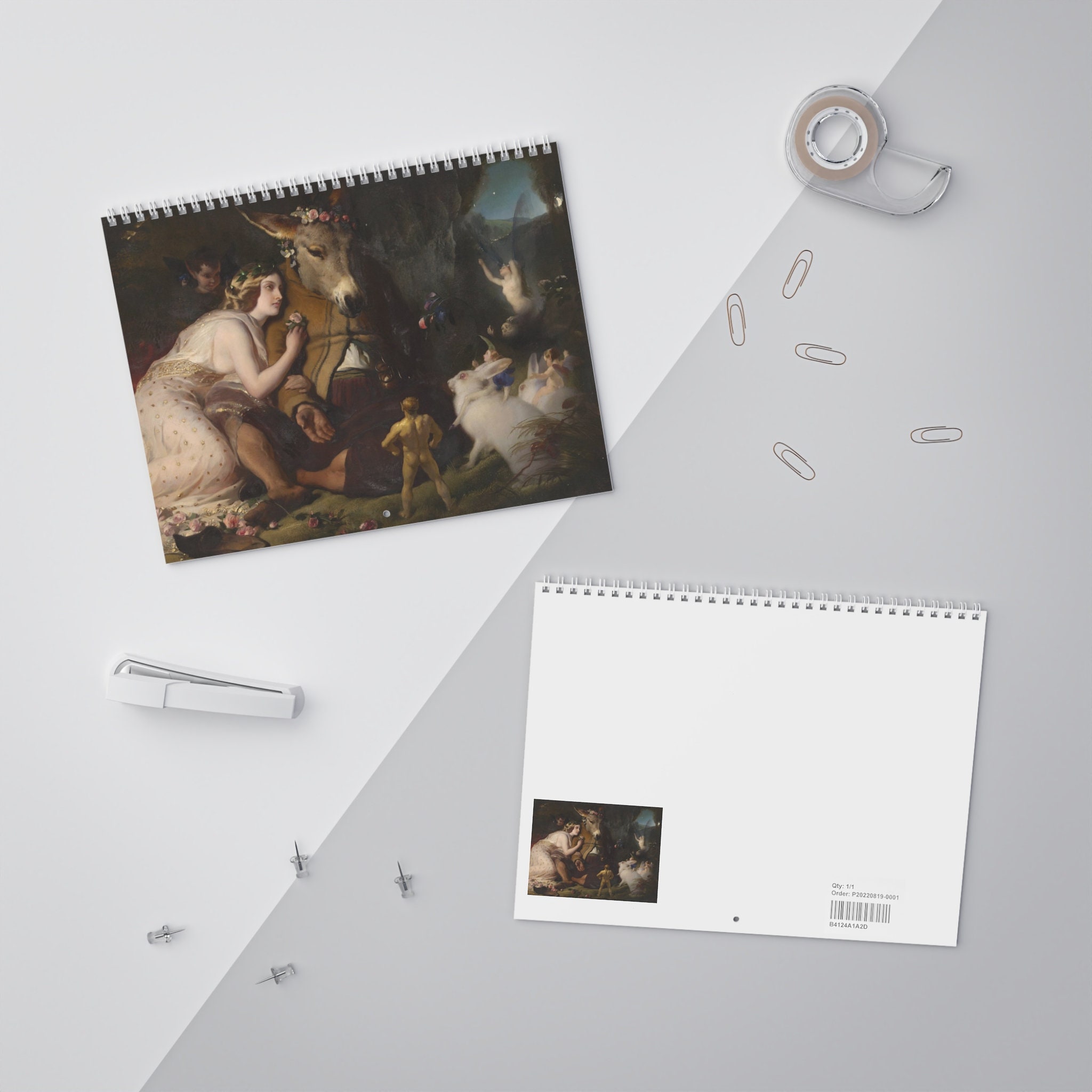 Shakespeare in Art Calendar 2024, Vintage Calendar 2024 sold by Toshko