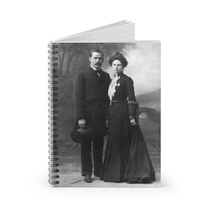 The Sundance Kid and Etta Place Spiral Notebook - Ruled Line Vintage/Butch Cassidy/Old West/Cowboy/History/Gift/Outlaw/Student/Writer