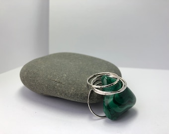 Sterling silver stacking rings