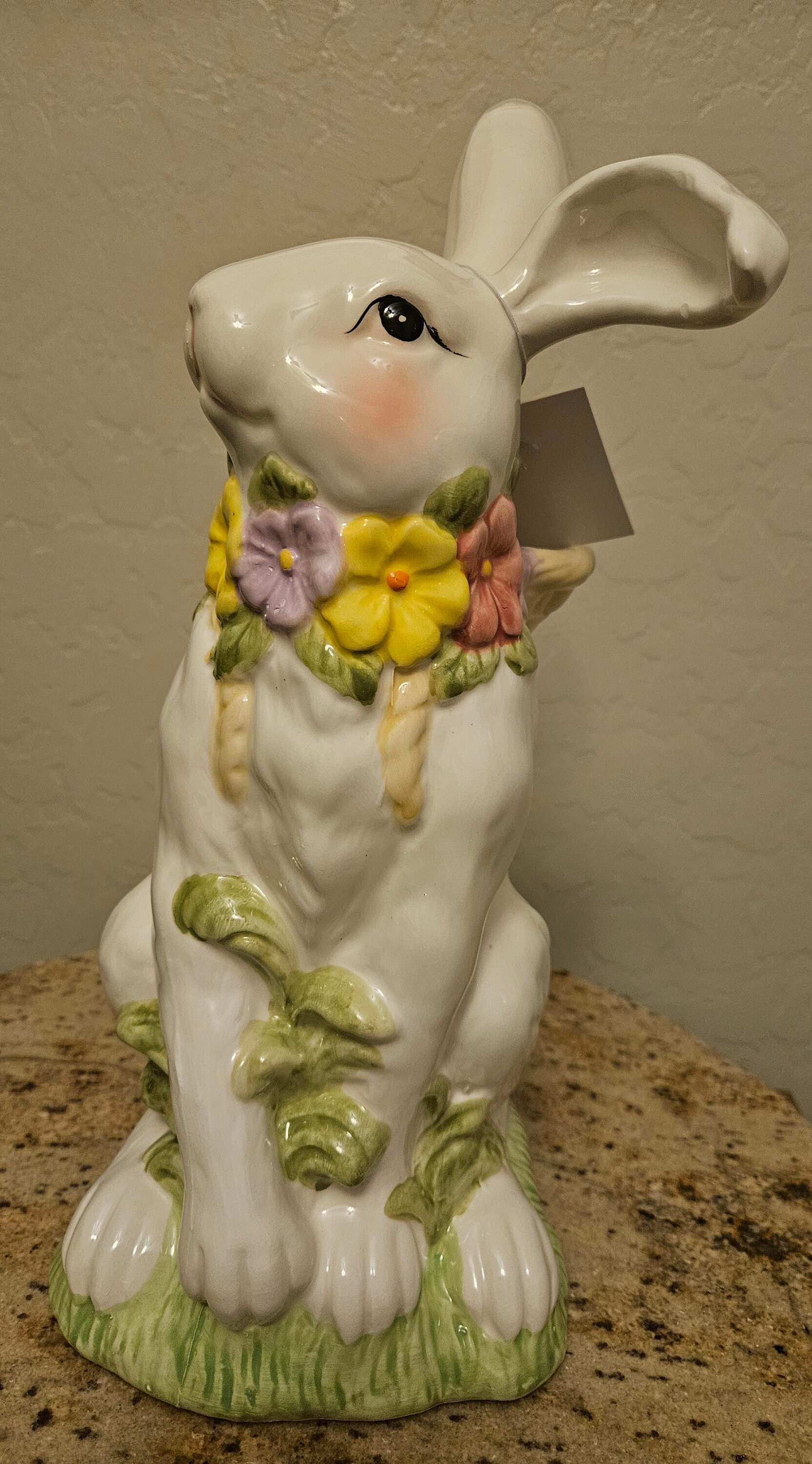 Easter or Spring Fitz and Floyd Rabbit With a Basket on Its Back Etsy